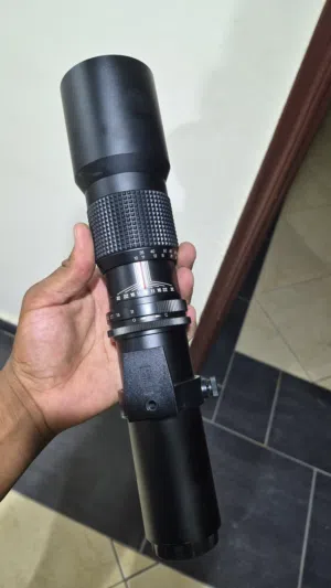 Opteka 500mm f/8 HD Preset Telephoto Lens for Sony.
