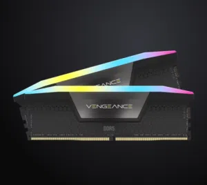 Corsair VENGEANCE 32GB (2x16GB) 6000MHz RGB DDR5 Ram Black CL36