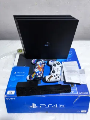 PS4 pro بلي ستيشن فور برو 1 تيرا اون لاين مع مروحة تبريد فان
