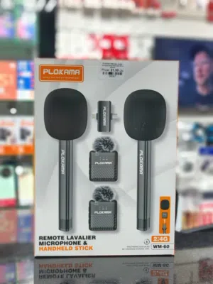 Brand New Plokama Lavalier Mic in Oman  2.4GHz wireless  1 Year Warranty