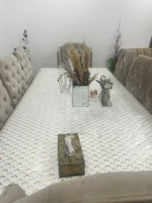 Dining table 8 chairs for sale  Used 6months