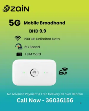 Internet sim card / SIM Offer - Zain High Speed 5G Mobile Broadband ( internet / Sharing SIM Card)