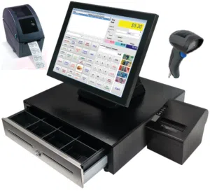 mobile shop - POS system hardware and software