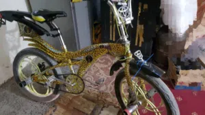 *للبيع دراجة BMX استعراض نقشة نادرة