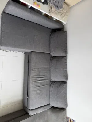 L Shape Sofa Bed – Grey – Good Condition