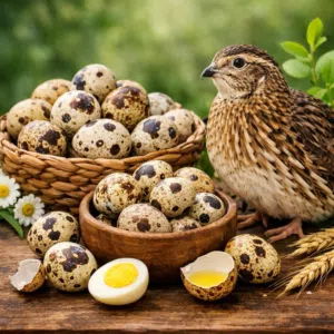 بيض سمان مخصب نسبة التخصيب عالية تجميع كل يوم مرتين ( الوصف مهم )