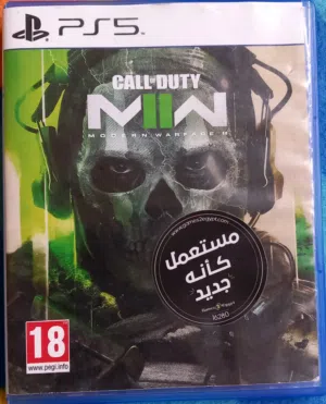 لعبة call of duty modern warfare 2 بلايستيشين 5 مستعمله للبيه