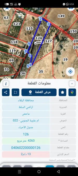Mixed Use Land for Sale in Salt Al Balqa'