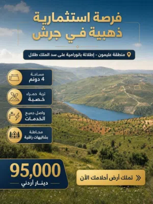 Residential Land for Sale in Jerash Al-Majdal
