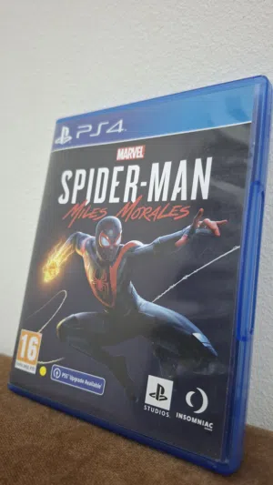 دسكة SPIDER-MAN miles morales جديدة بدون أي خدش + تشتغل على ps4 و ps5