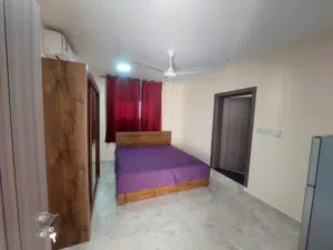 استوديو مفروش في المعبيلة مفابل الممشى Furnished studio for the ledg