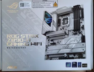 ASUS ROG STRIX Z890-A GAMING WIFI جديدة بالكرتونة DDR5 + Wi-Fi 7 + PCIe 5.0