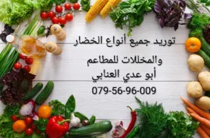 خضار مخللات طلبيات للمطاعم والمطابخ
