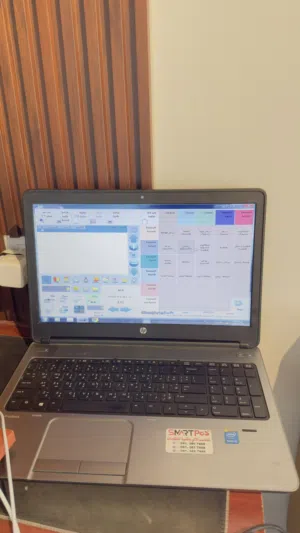 منظومه مبيوعات ابو غريس مع لابتوب