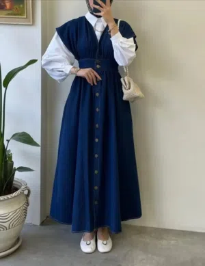 فستان جينز اطقم جينز خدمة التوصيل لجميع انحاء المملكه