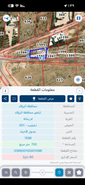 Residential Land for Sale in Zarqa Um Rummanah