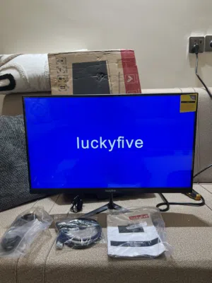 شاشة من luckyfive الشاشة جديدة ملحقاتها كاملة