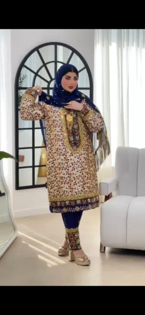 لبسه عمانيه من المصممه نوفان  ملبوسه ساعات فقط