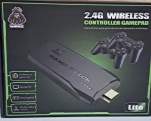 جهاز ألعاب كلاسيكي لاسلكي – وصل وشغّل على التلفاز_  Retro Wireless Game Stick – Plug & Play TV Conso