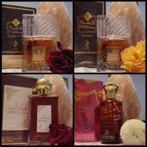 4 ب 90 عطور مستوحاه من الأصلية و بنفس الثبات و الفخامة و بحجم 100 مل بسعر مغري