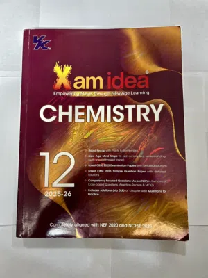 New 12th Xam idea book 2025-2026,(chemistry,maths)
