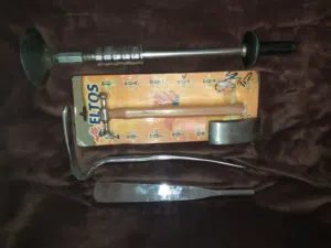 عدة سمكرة على البارد