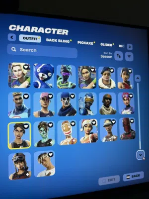 Fortnite account for sale 400+ skins rare and of account