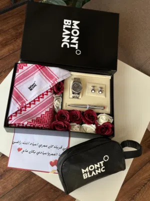 بوكس هدايا رجالية ماركة مونت بلانك