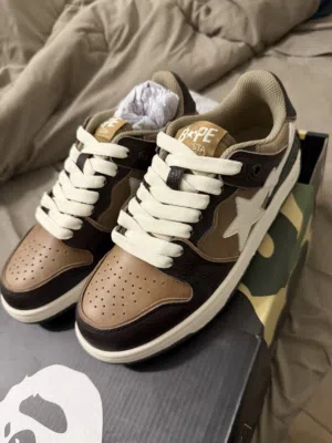 Bape Sk8 Sta - brown Ivory