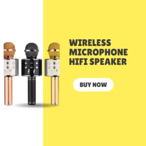WIRELESS MICROPHONE HIFI SPEAKER / مايك كاريوكي