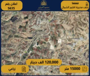 Farm Land for Sale in Jerash Qafqafa