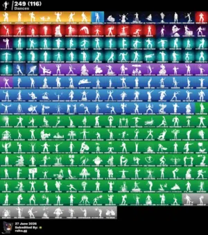 حساب فورتنايت للبيع:  301 سكن 357بيكاكس 249 رقصة بسعر 500 (قابل للتفاوض )