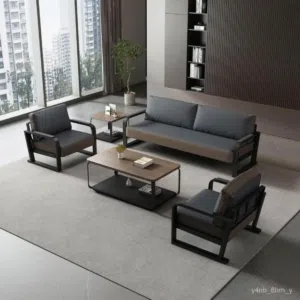 .sofa 5 person stainless steel جلسه جلد خمسه شخص كنب أريكة  مكاتب اثاث مكتبي منزلي خارجي وداخلي اثاث