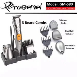 ماكنة حلاقة مع عدة رؤوس بروجيمي