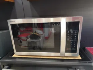 عرض نااار على ميكرويف شارب 34 لتر سلفر ستانلس ستيل 1100 واط