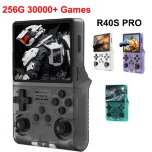 30000 In 1 Handheld Game Console, 3.5 Inch IPS Screen Retro Game Console, 256G Mini Portable Pocket