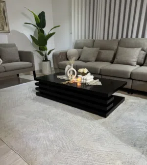 طاولة وسط وطقم سيرفس