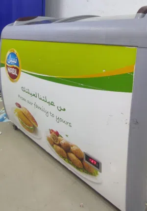 ثلاجات عرض باب واحد تركي وايفيرست وفريزر تجميد