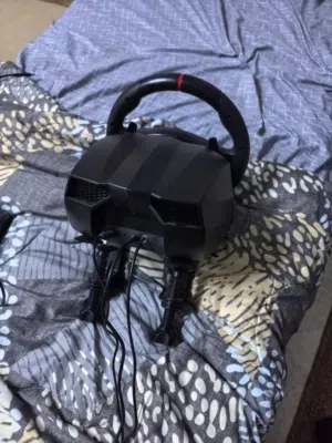 steering wheel pxn v900,  مقود  العاب بدون جير نظيف و شغال كأنه جديد