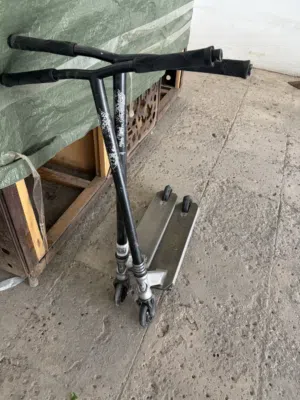 Scooters, used.