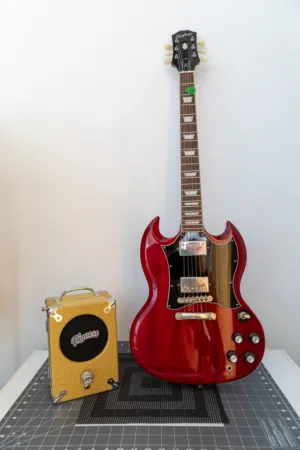 Epiphone SG Standard Electric Guitar - Cherry & Pignose Legendary 7-100 Portable Guitar Amplifier