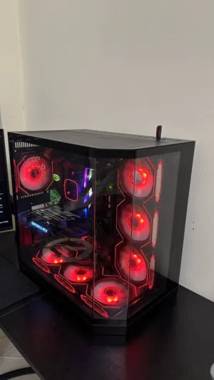 RTX 4060 Ti Gaming PC  i9  32GB RAM  2TB SSD  Full RGB Glass Build