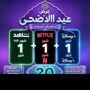اشتراك نتفلكس اشتراك شاهد وخدمات اخرى