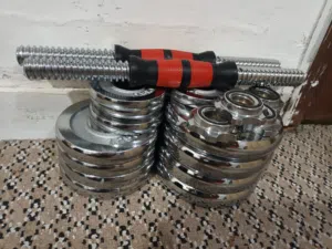 20 kg CHROME adjustable dumbbells