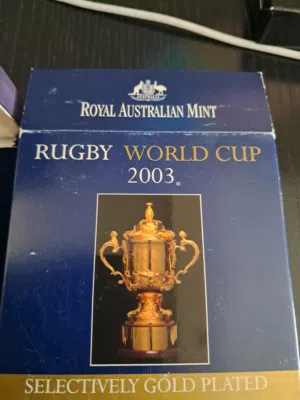 RUGBY World cup commemorative coin collection