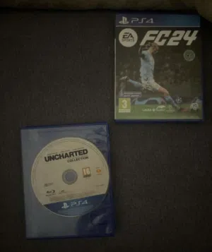 Fc 24 and uncharted collection (1,2,3)