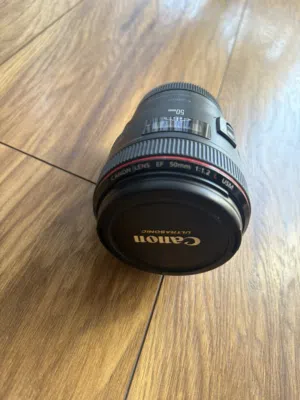 Canon 50mm EF 1.2 L Lens with EF RF converter