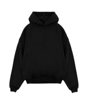 Hoodie 100% Cotton High Quality - GRIS / NOIR