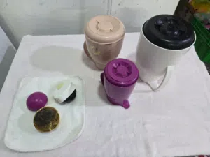 ثلاثة ترامز للشاي والقهوه تعمل وبحالة جيده
