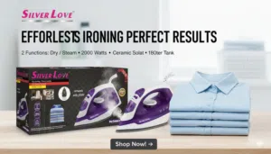 مكواة silver love بتخليك تخلص الكي بسرعه وبدون تعب ب أقل الاسعار بلمملكه ممتازه جدا